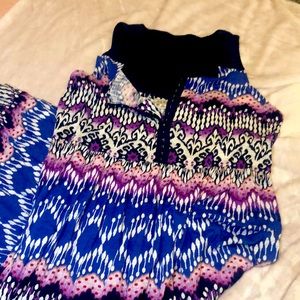 LUCKY brand multi-color Maxi. Size 3X.